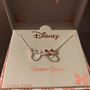 Disney Forever Yours Mickey & Minnie Necklace